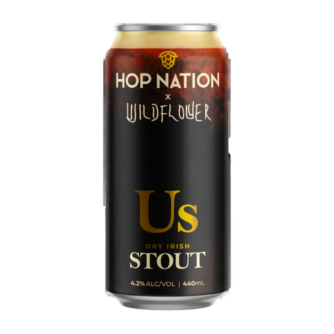 Hop Nation x Wildflower Us Dry Irish Stout 440ml