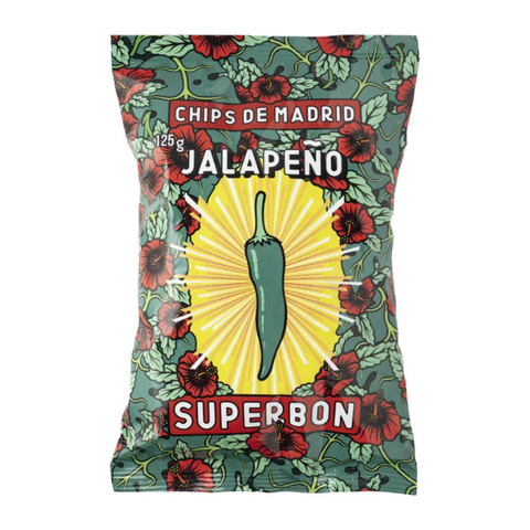 Superbon Crisps Jalapeno 125 gram