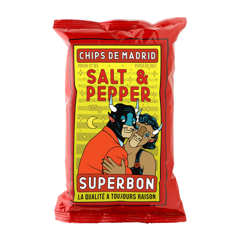 SUPERBON Madrid Chips Poivre et Sel (Pepper and Salt) 135gram
