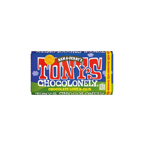 Tony's Chocolonely Ben & Jerry Dark Milk Brownie 42% 180gram