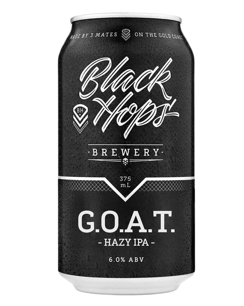 Black Hops Brewing GOAT Hazy IPA 375mL