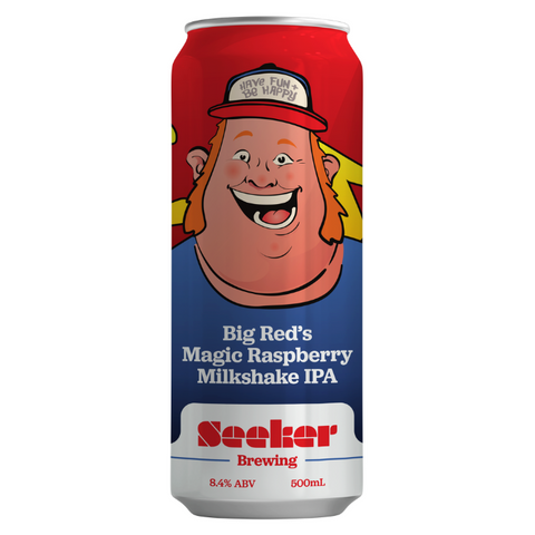 Seeker Brewing Big Red Raspberry Milkshake IPA 500mL