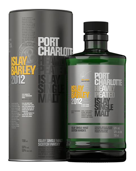 Bruichladdich Islay Barley Port Charlotte Heavily Peated 10 Year Old