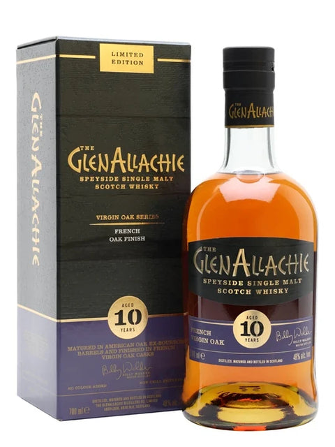 GlenAllachie 10YR Virgin Oak Series: French Oak Finish 700ml