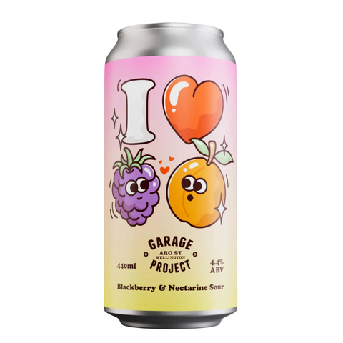 Garage Project I ❤️ Blackberry & Nectarine Sour 440ml