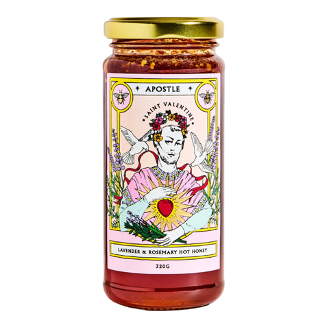 Apostle Hot Sauce - Saint Valentine Rosemary & Lavender Hot Honey 320gram