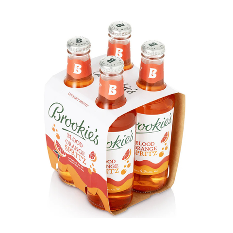 Brookies Blood Orange Spritz 4 Pack