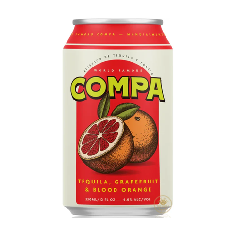 Compa Tequila Grapefruit & Blood Orange 4Pack