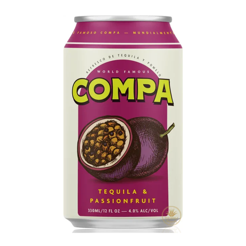 Compa Tequila Passionfruit 4 Pack