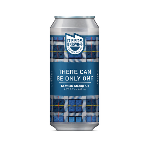 Deeds Brewing There Can Only Be One Scottish Strong Ale 440ml