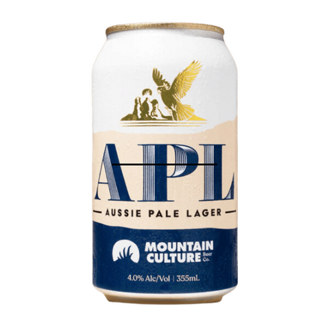 Mountain Culture Aussie Pale Lager 355mL 4 Pack Special