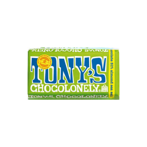 Tony's Chocolonely Almond Dark Chocolate 180gram
