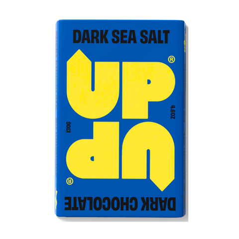 Up-Up Dark Sea Salt Chocolate 130 gram