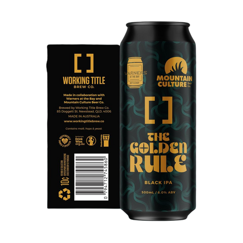 Working Title The Golden Rule Black IPA 500ml