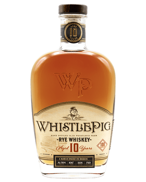 WhistlePig 10 Year Old Straight Rye Whiskey 750mL