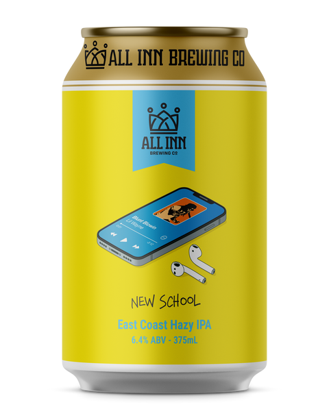 All Inn Brewing Co. New School Hazy IPA 375mL