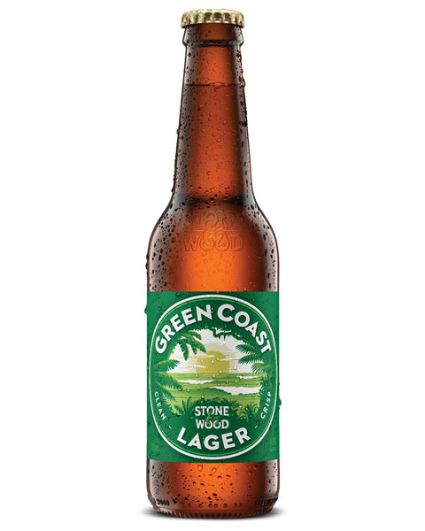 Stone & Wood Green Coast Lager 4.7% ABV Bottle 330mL