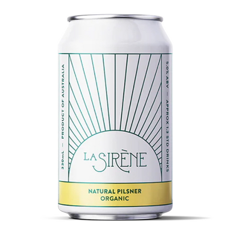 La Sirene Organic Pilsner 330ml Cans